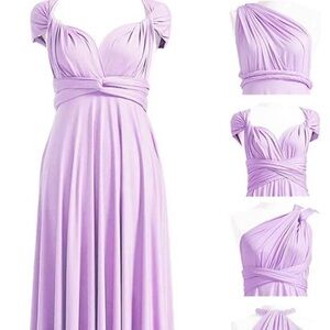 Lavender infinity dress